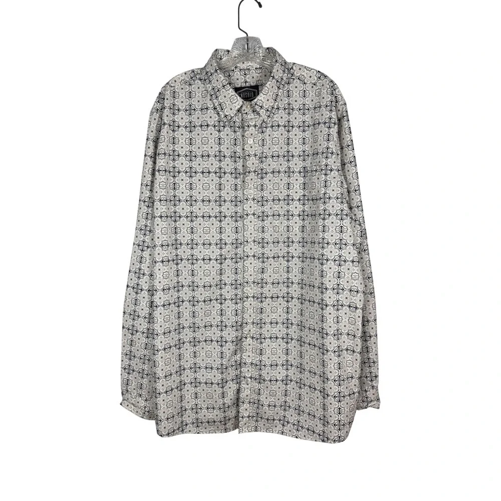 NWOT GIBSON TRADING CO Men's Initiate Medallion Print Button-Down Shirt, Size XL - Picture 4 of 11
